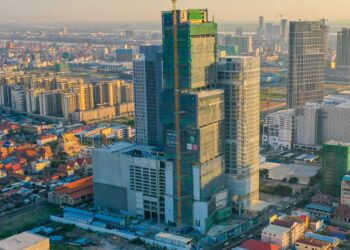 Structure of $230M Chip Mong Tower completed