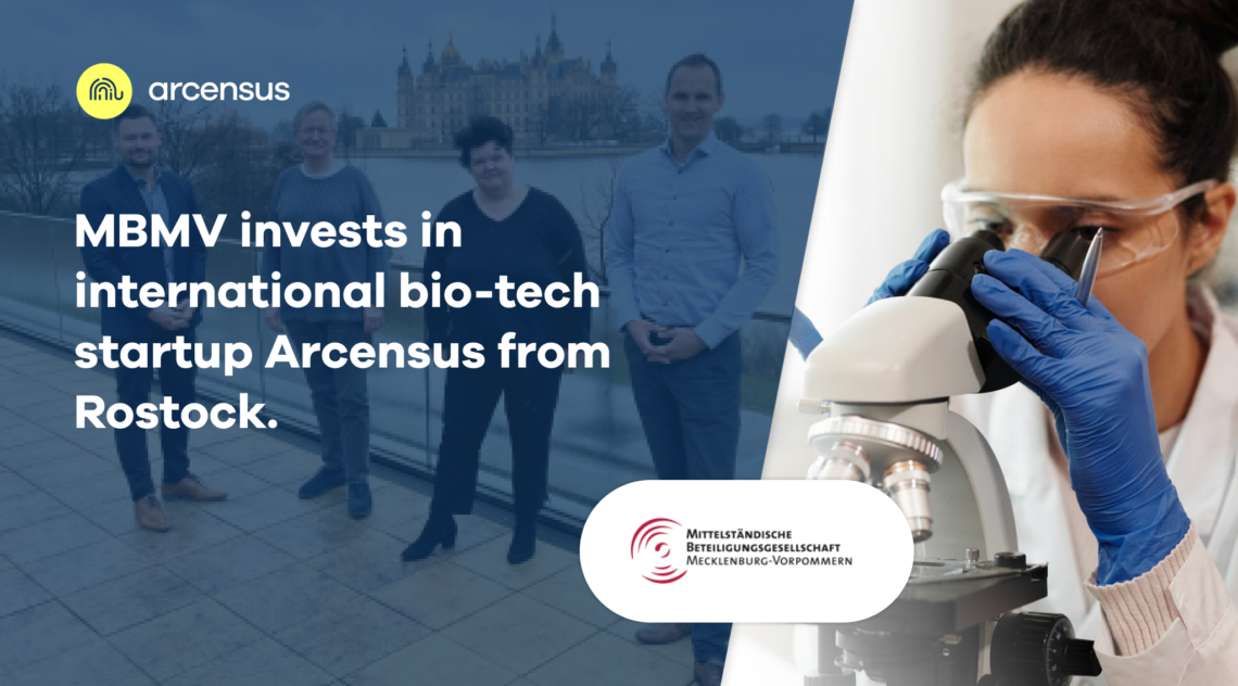MBMV invests in international bio-tech startup Arcensus from Rostock