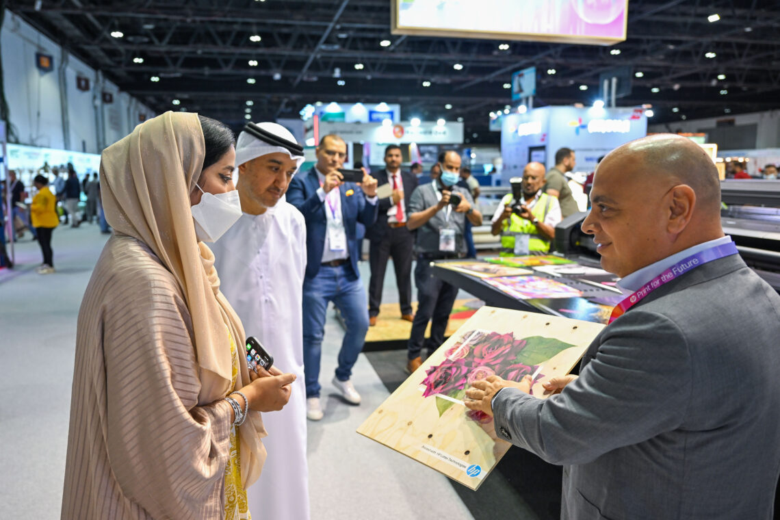 Mona Al Marri opens SGI Dubai show at the Dubai World Trade Centre