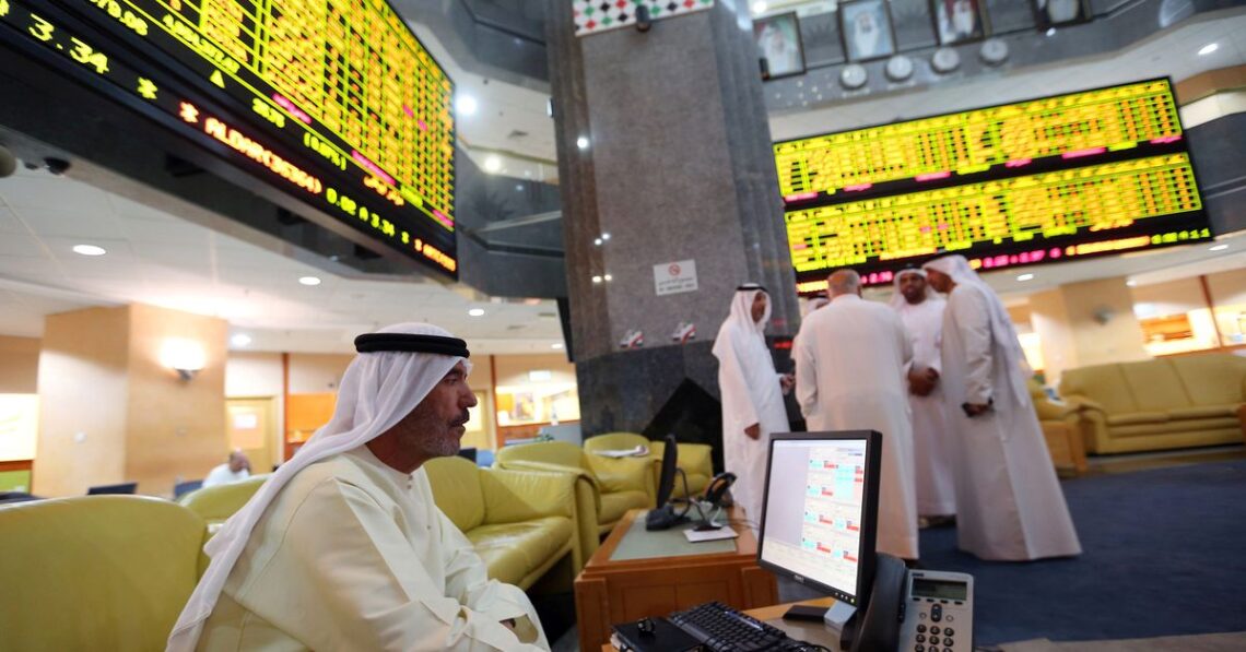 Most Gulf markets track oil prices higher, Abu Dhabi falls