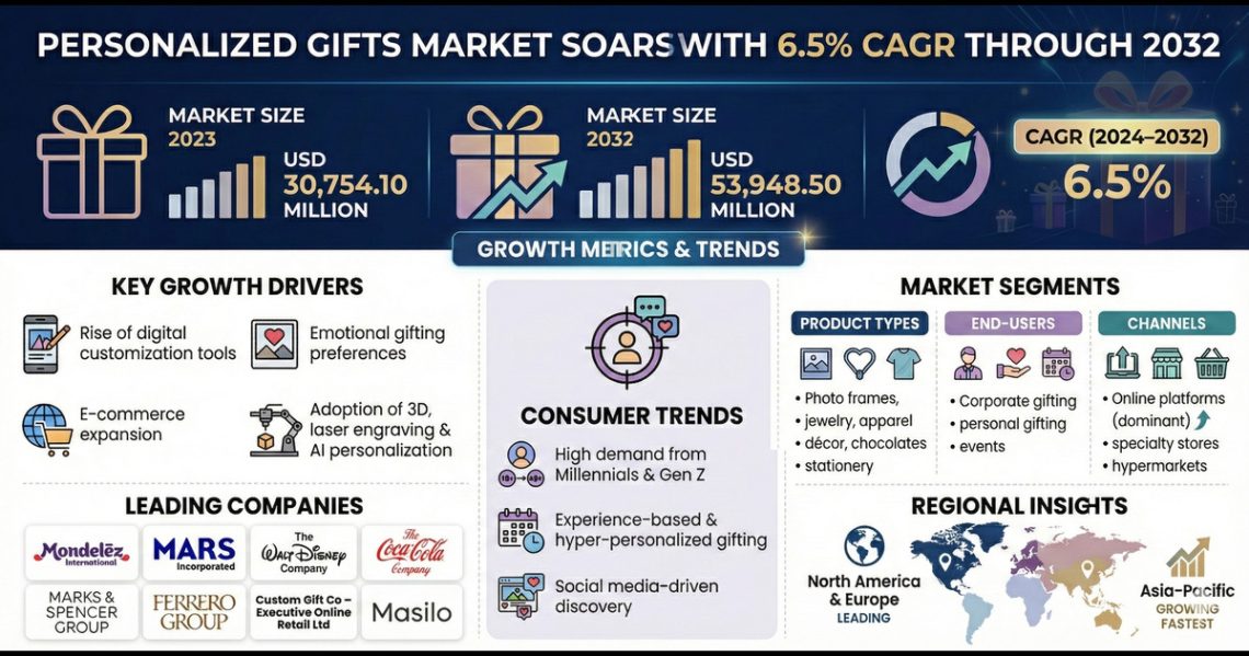 Personalized Gifts Market Set to Reach USD 52.9 Billion Amid Rising Tensions
